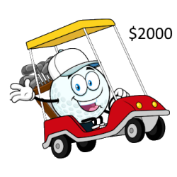 $2000 Golf Carts Sponsor
